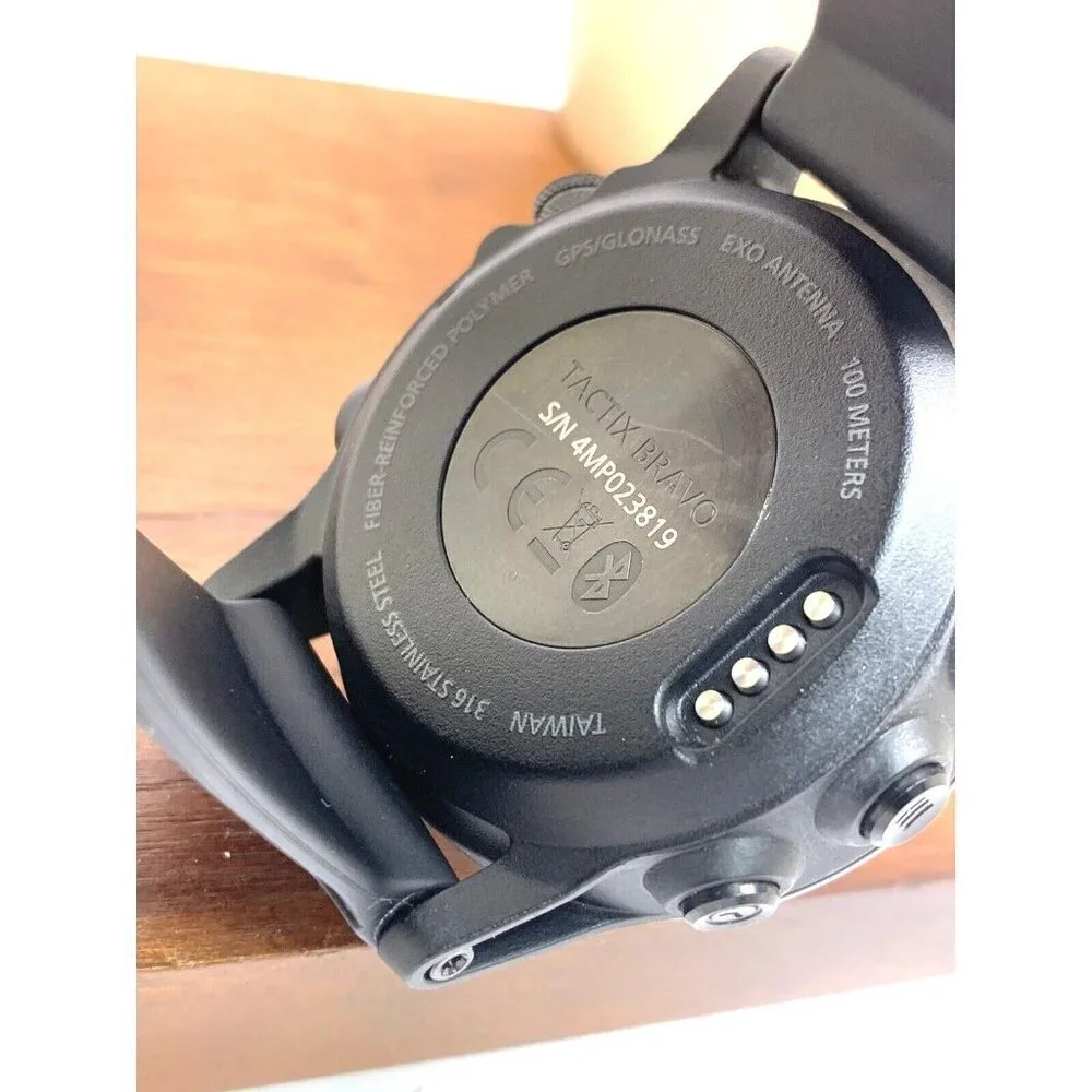 Garmin Tactix Bravo Men's Watch GPS Smartwatch Black Rubber Band 51mm